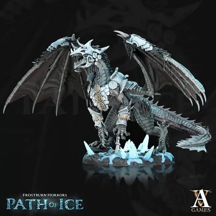 Frostburn Horrors - Path of Ice - Valkoinen - Blizzard Dragon (no armor)
