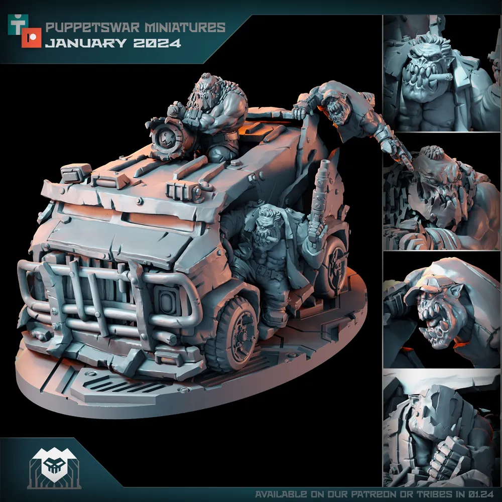 Orc Team Battle Van