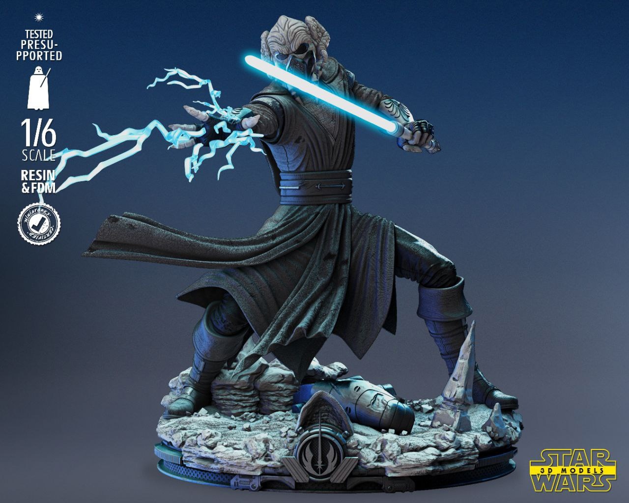 Plo Koon Statue