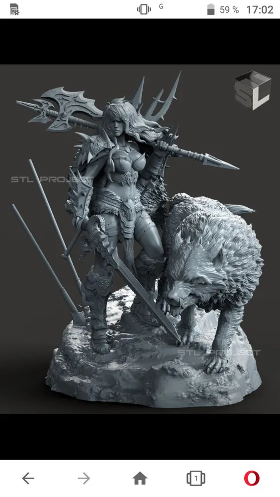 Barbarian and the wolf (Barbara e o Lobo)