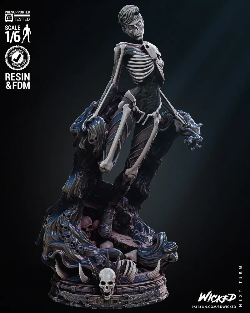 Famine - Sculpture
